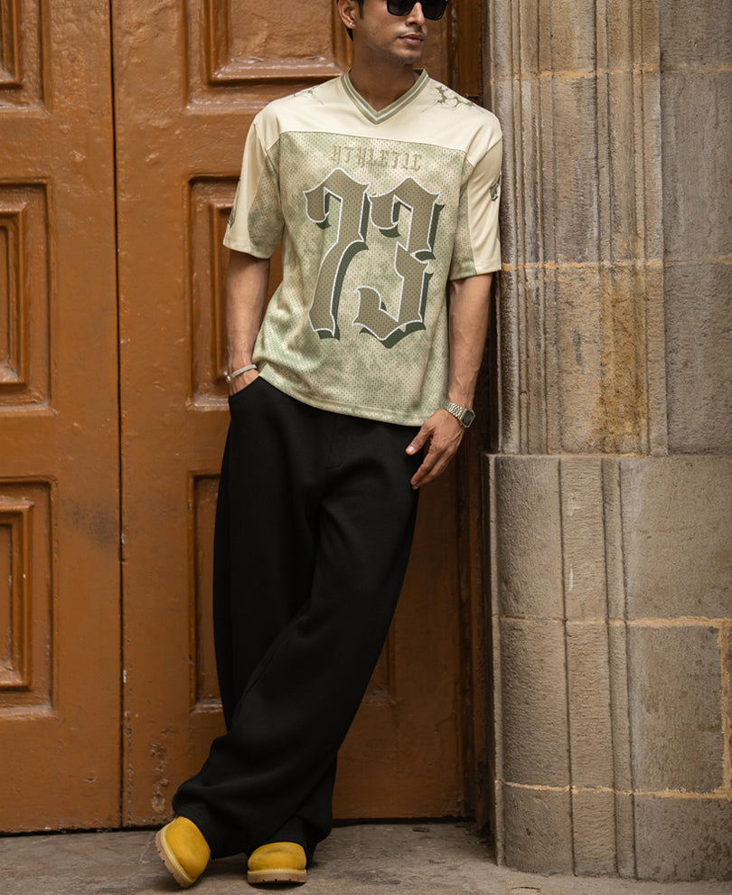 Sage Graphic Varsity T-Shirt
