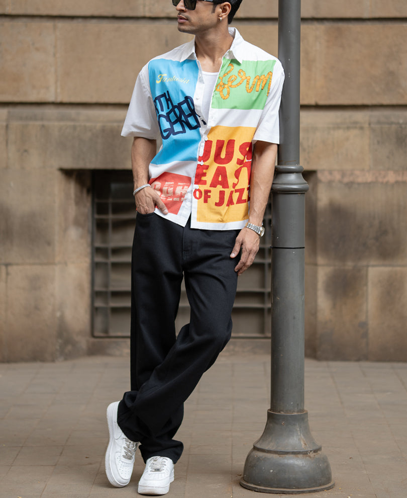 Off White Lightweight Graphic Shirt