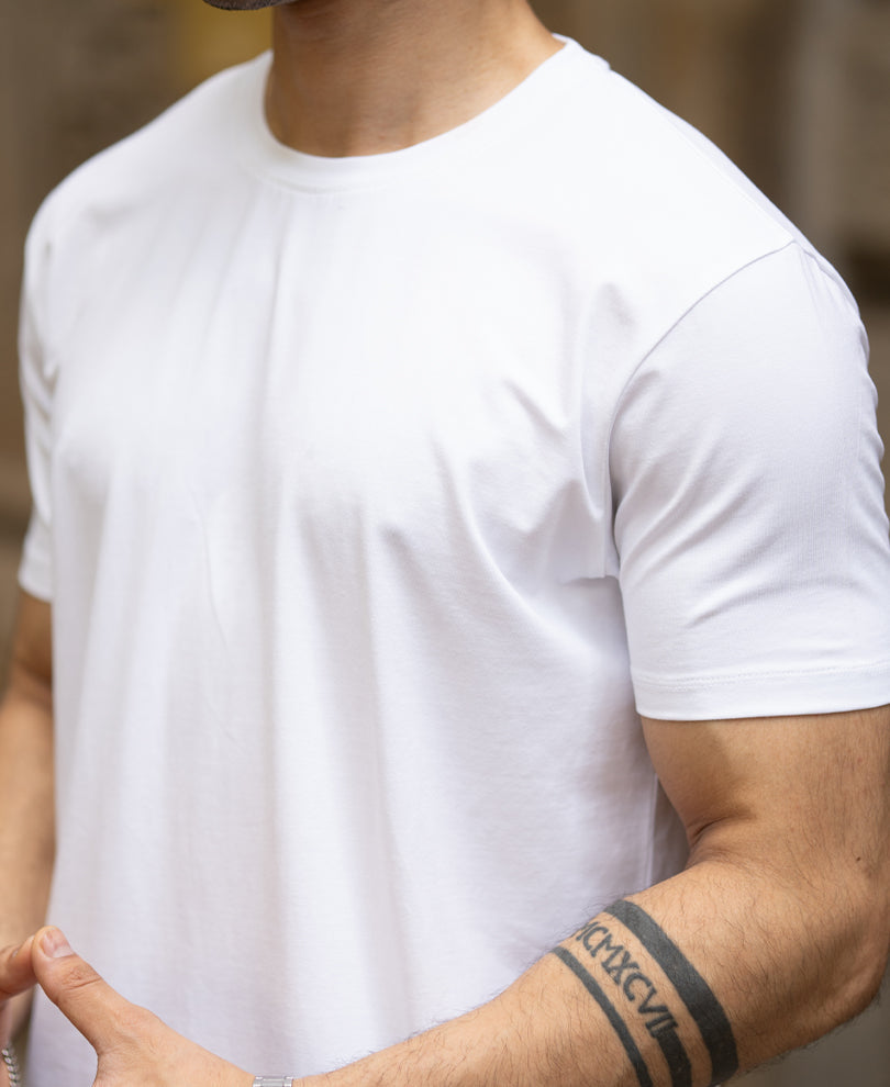 White & Black Basic T-Shirt (Pack of 2)