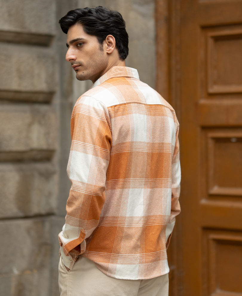 Rust Checks Shirt