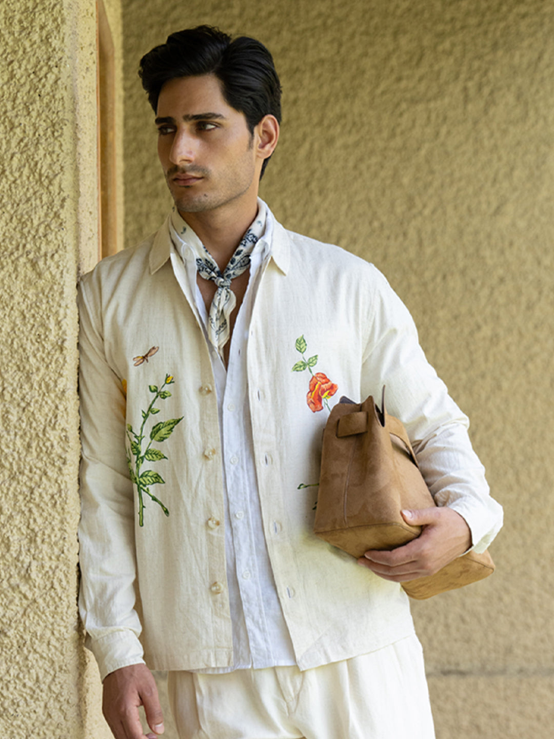 Natural Floral Print Shirt