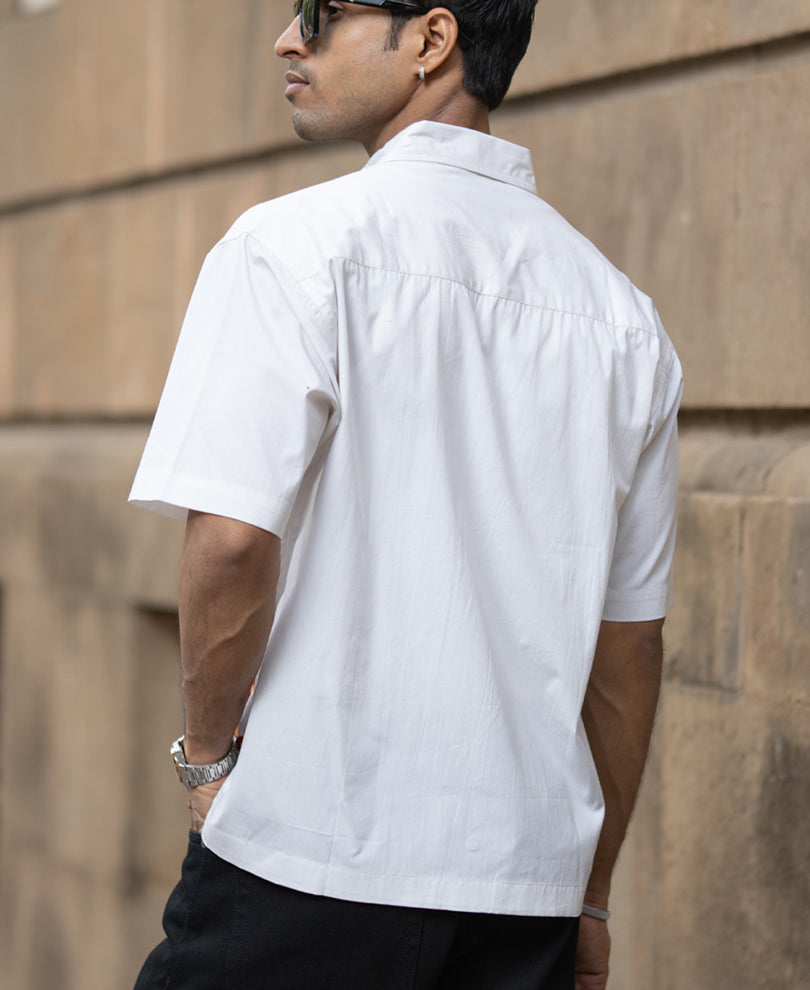 Off White Lightweight Graphic Shirt