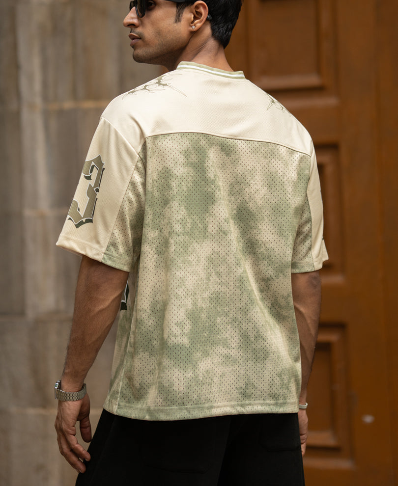 Sage Graphic Varsity T-Shirt