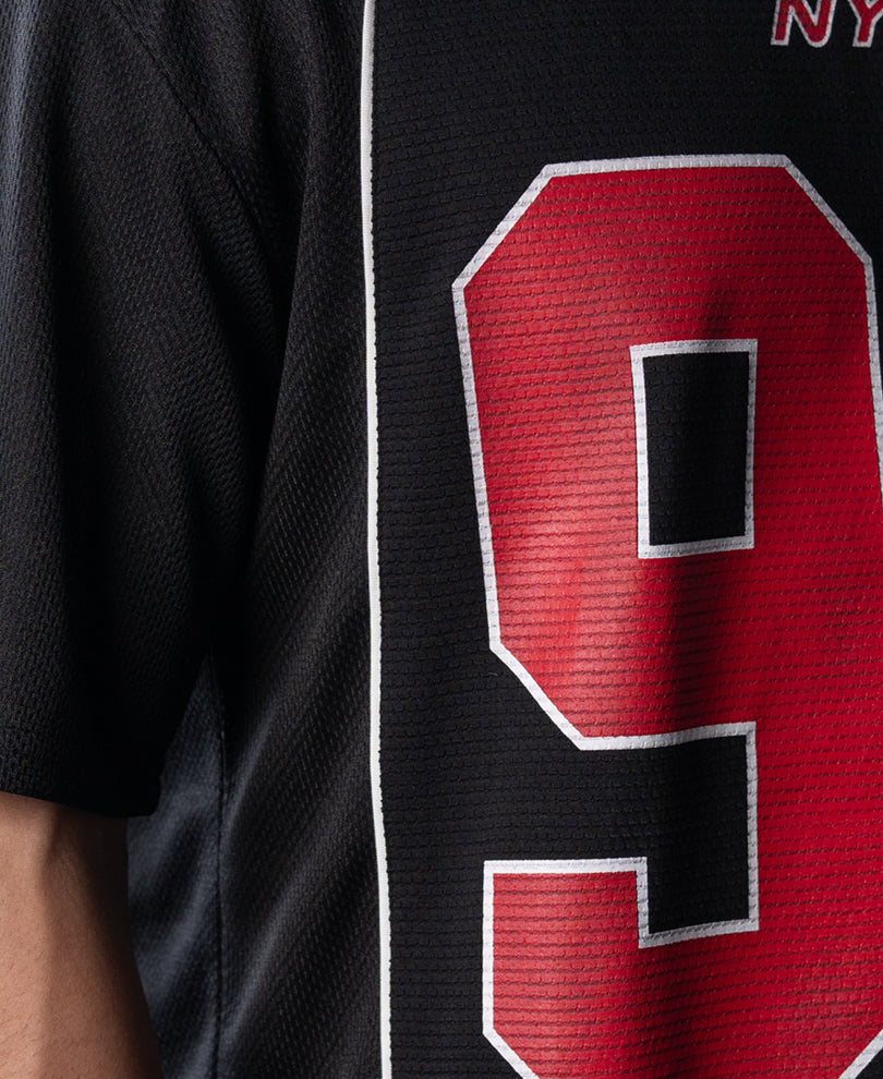 Black Graphic Varsity T-Shirt