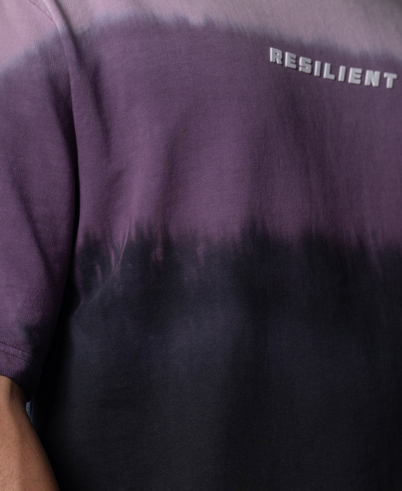 Purple Ombre Oversize T-Shirt 100% Cotton