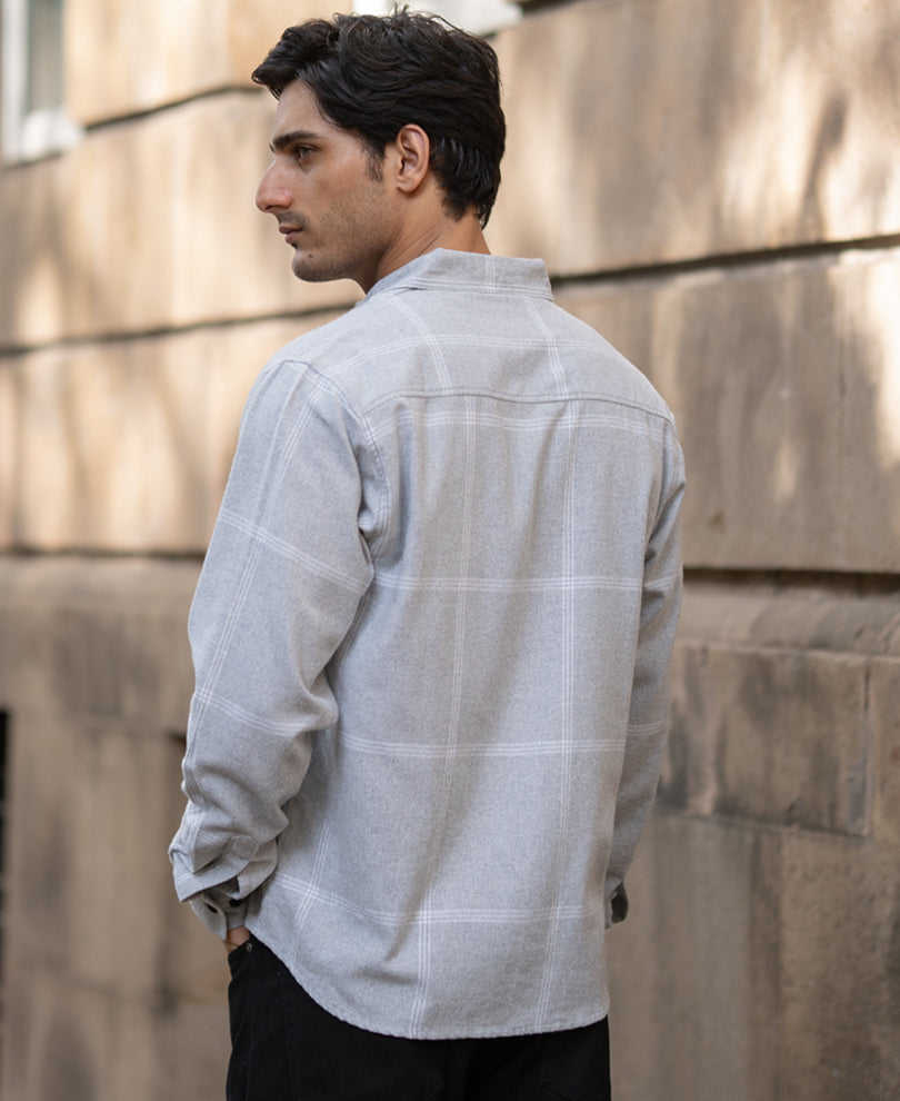 Grey Checks Shirt
