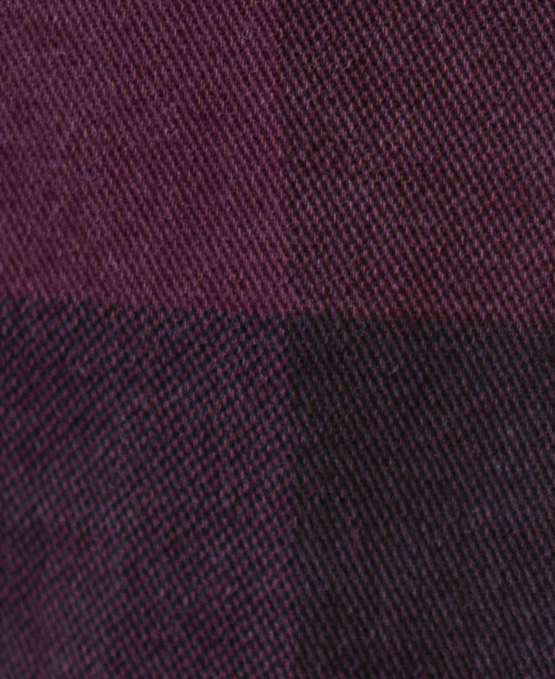 Burgendy Overdyed Checks Shirt