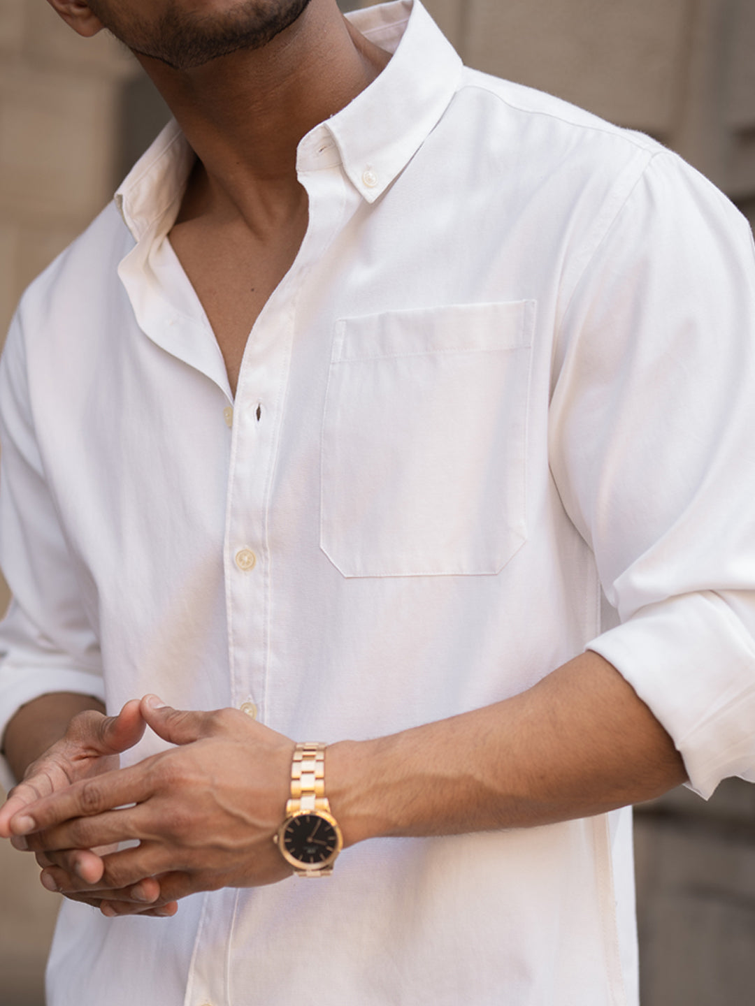 Regular Fit Full Sleeve Collar Shirt