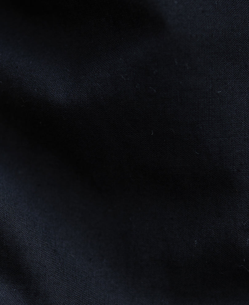 Black Embroidered Lightweight Shirt