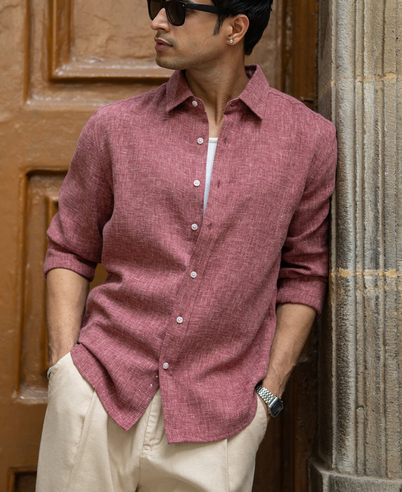 Onion Structured Linen Blend Shirt