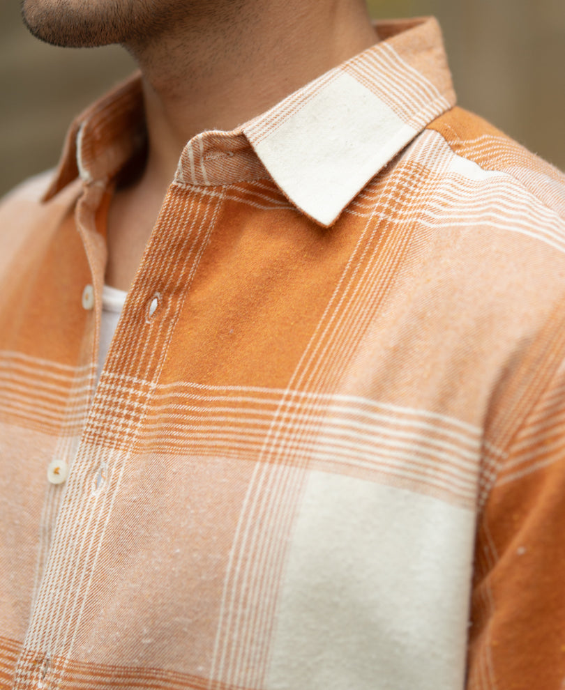 Rust Checks Shirt