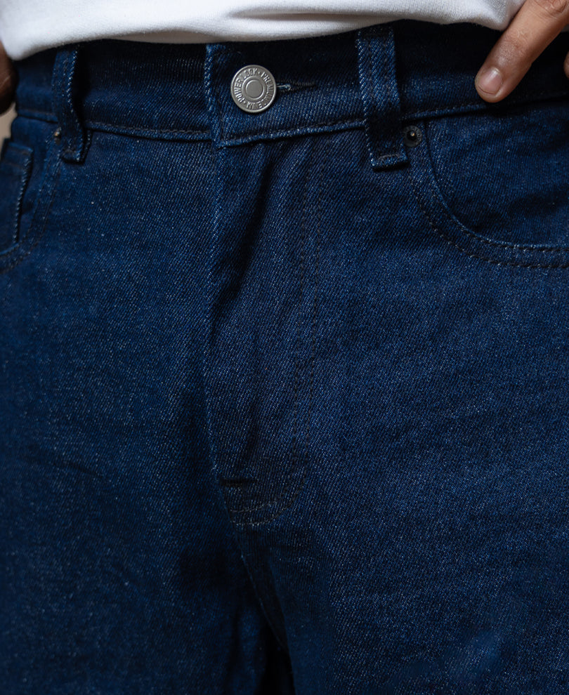 Basic Raw Wash Barrel Fit Denim