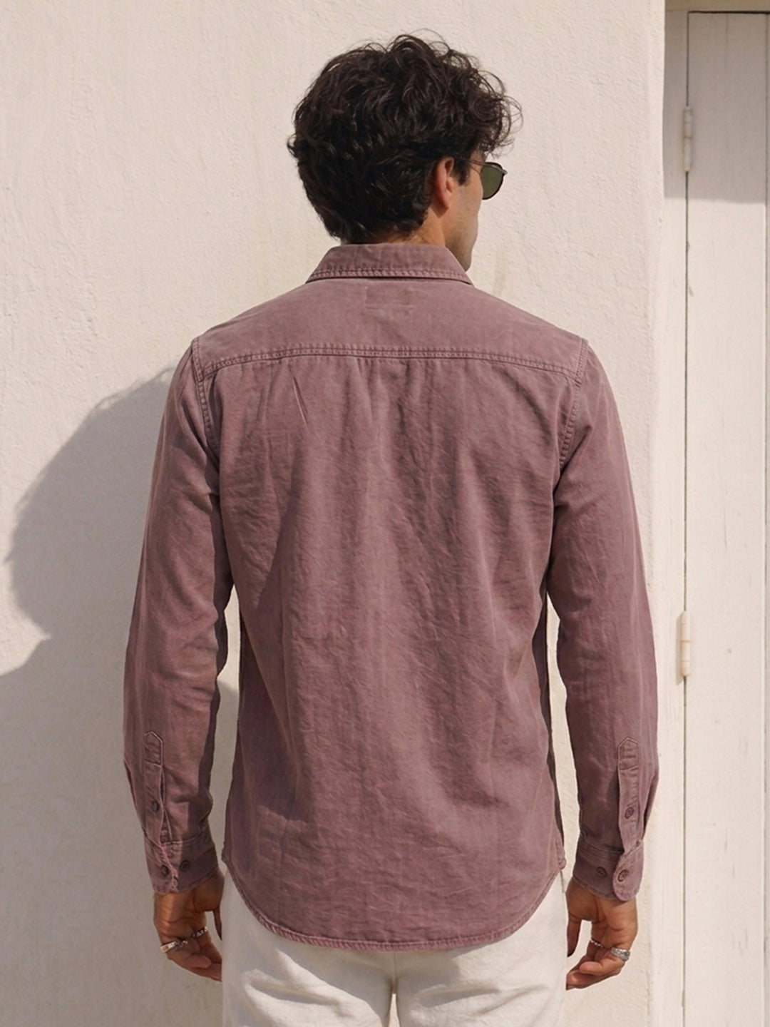 Rust Washed Structured Shirt