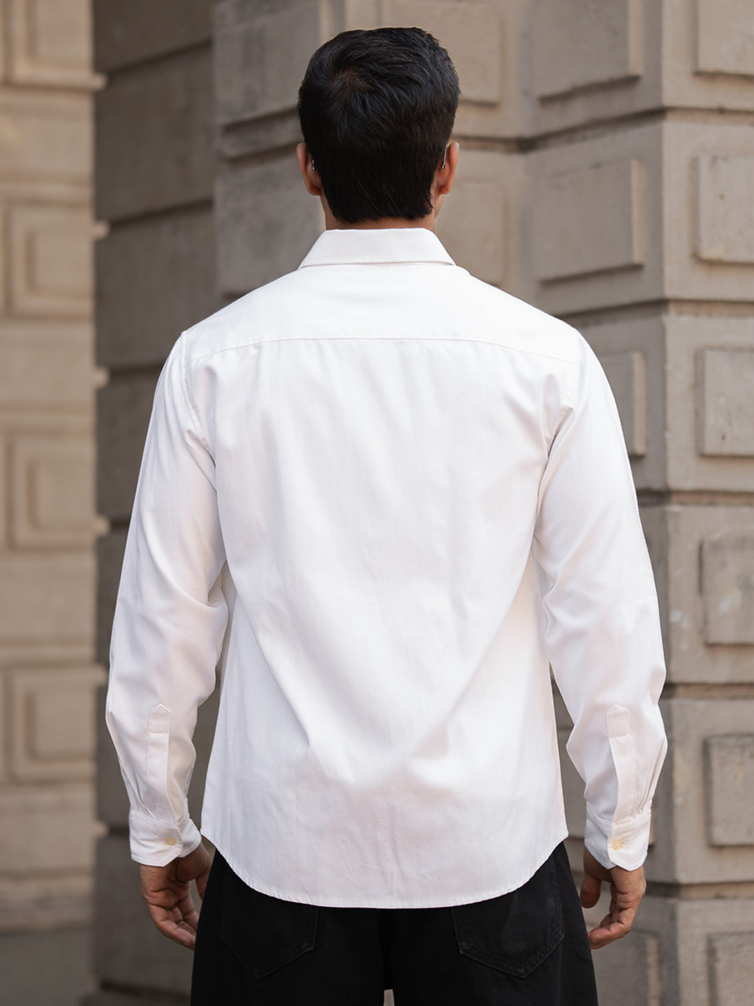 Regular Fit Full Sleeve Collar Shirt