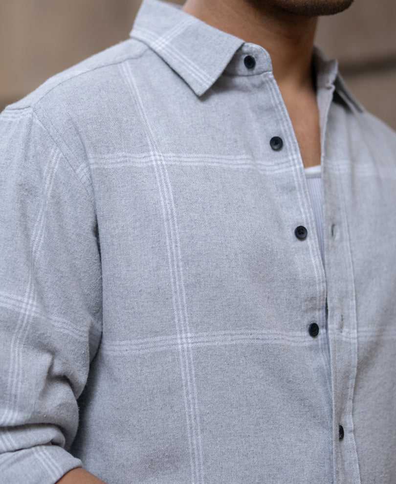 Grey Checks Shirt