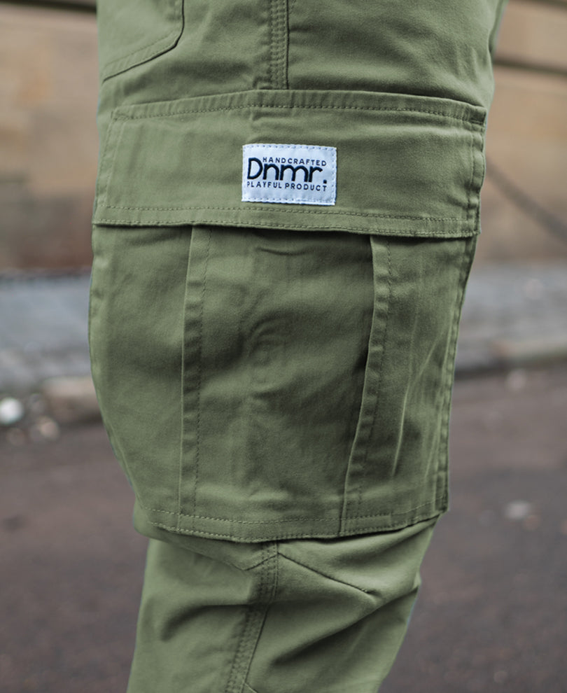 Olive Cotton Cargo Pant