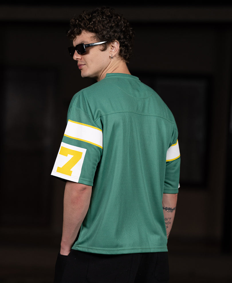 Green Graphic Jersey T-Shirt