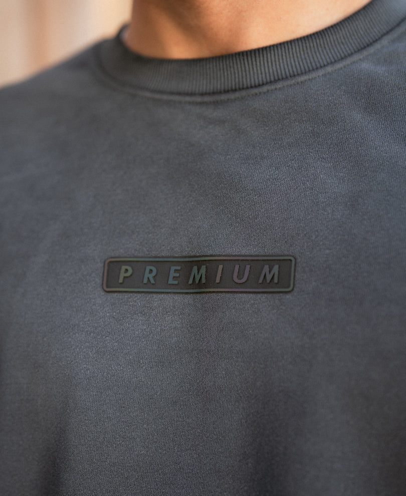 Black Sprayed Oversize T-Shirt 100% Cotton