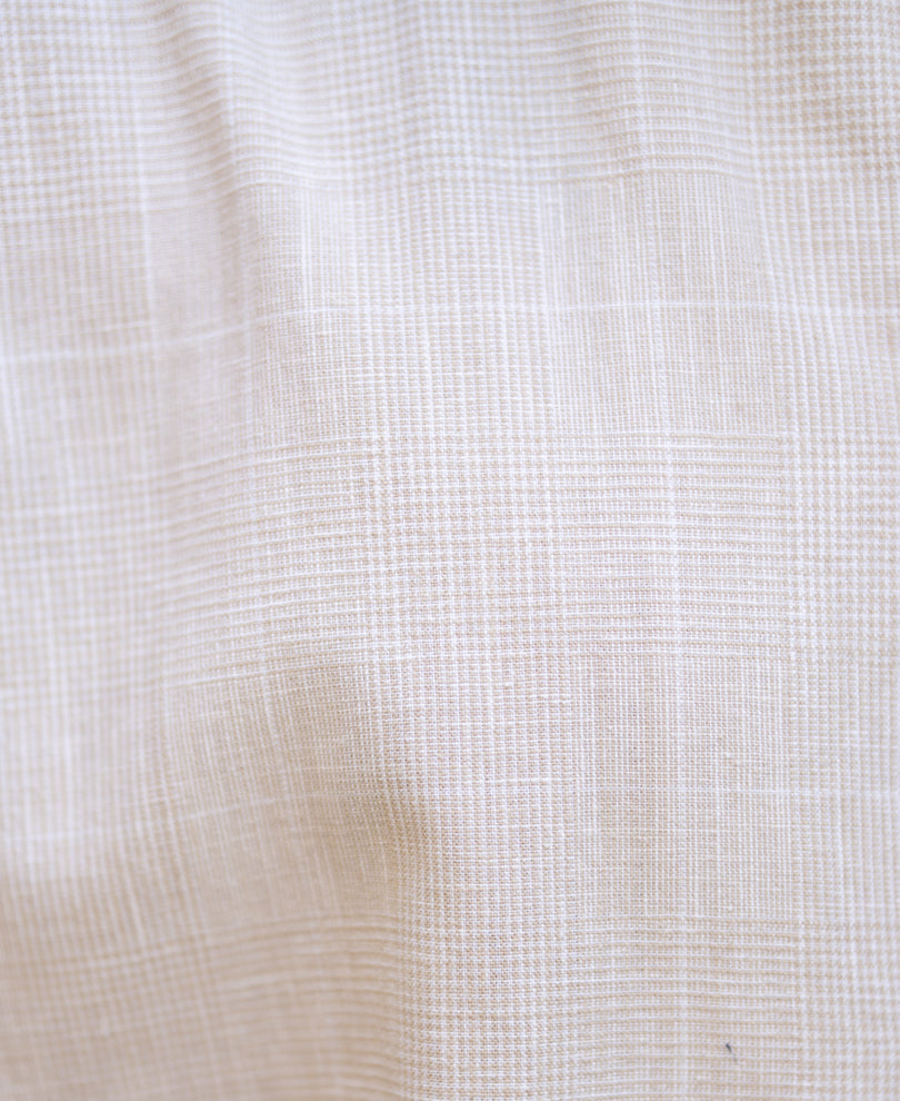 Beige Linen Lightweight Co-Ord Set
