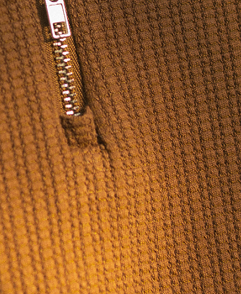 D Tan Contrast Collar Polo T-Shirt