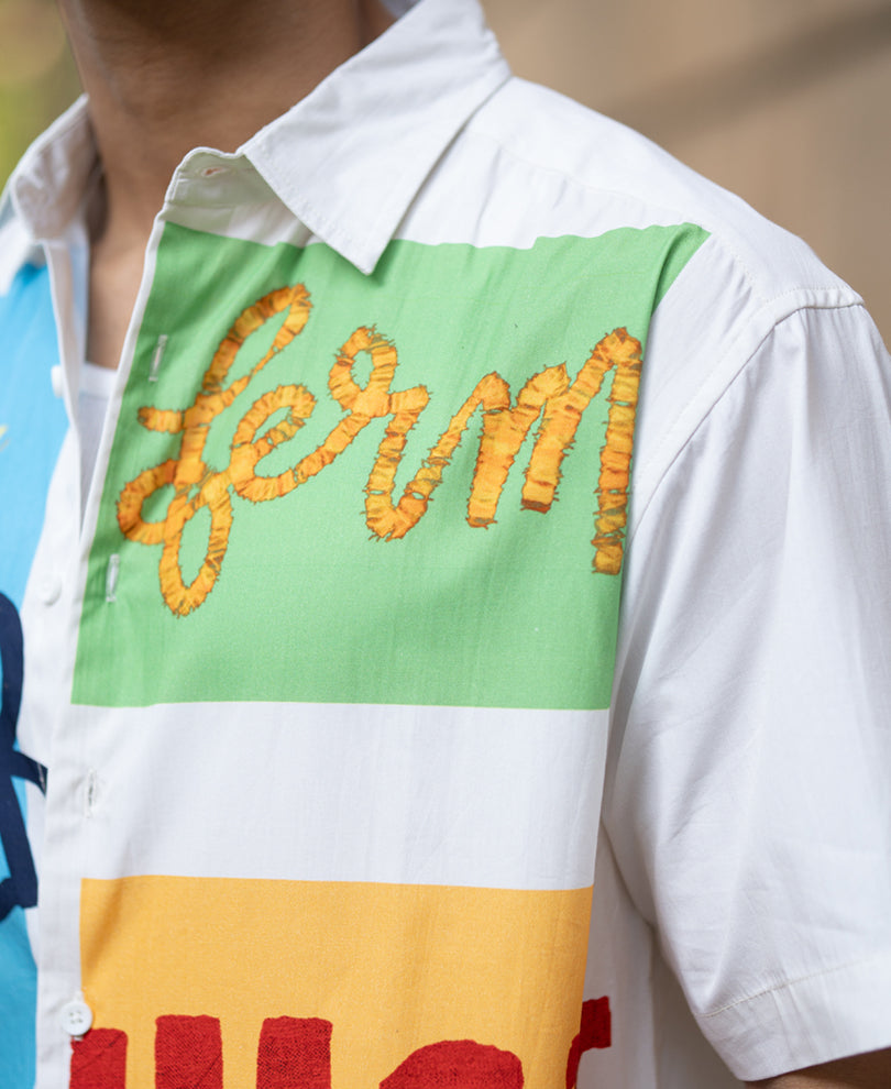 Off White Lightweight Graphic Shirt
