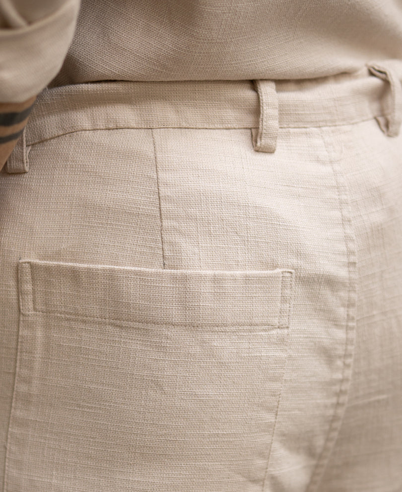 Beige Structured Cord Set