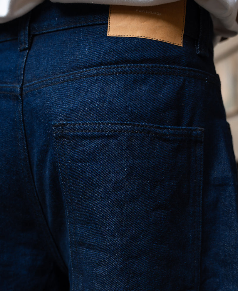 Basic Raw Wash Barrel Fit Denim