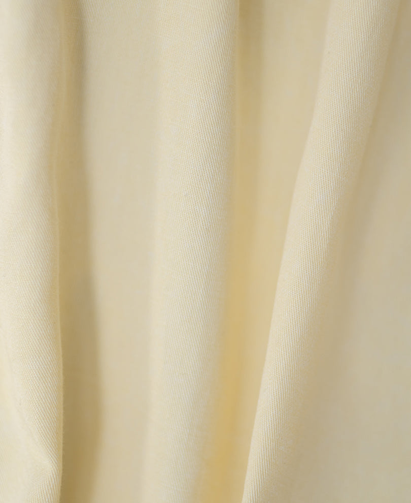 Yellow Overdyed Structure Shirt 100% Cotton