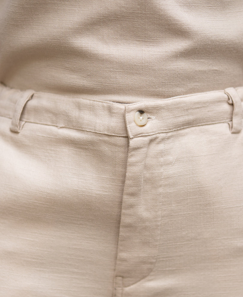Beige Structured Cord Set