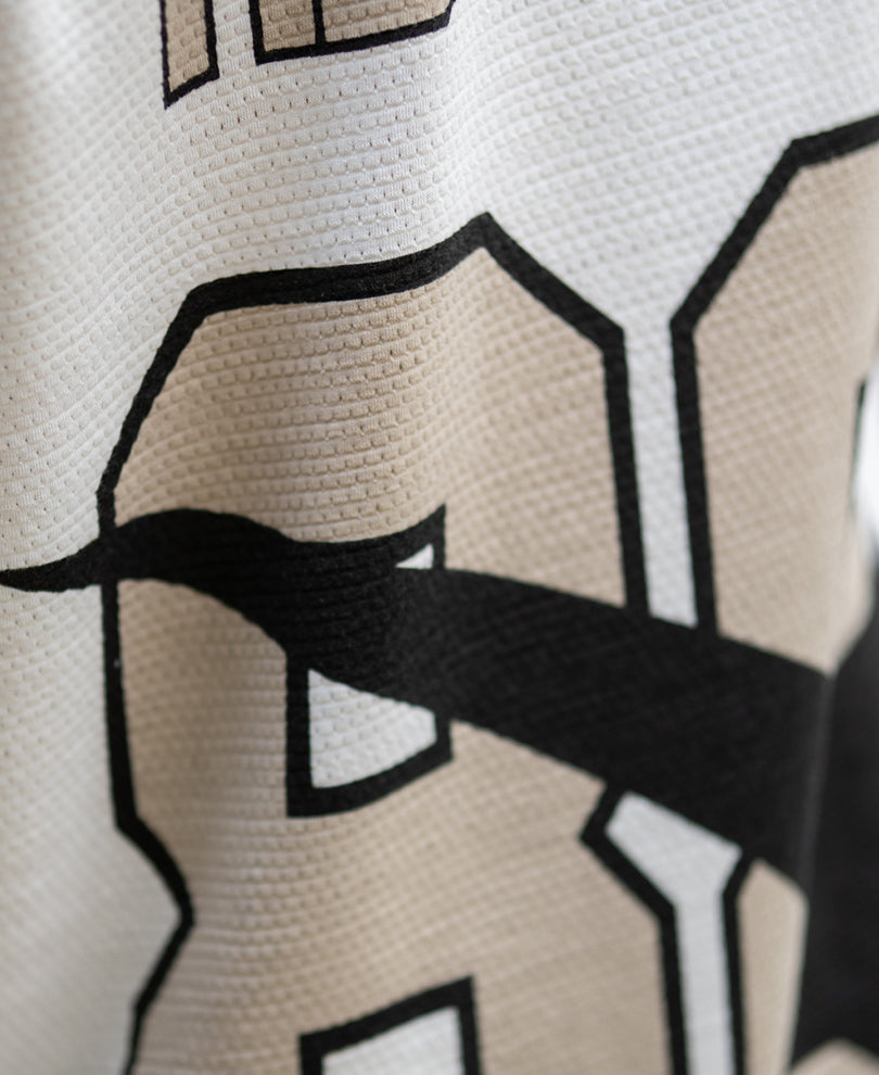White Printed Oversize T-Shirt