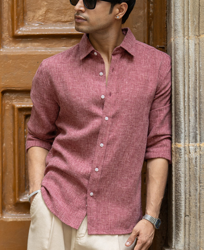 Onion Structured Linen Blend Shirt