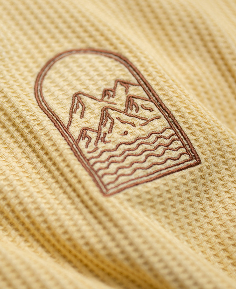 Yellow Structured Ombre T-Shirt